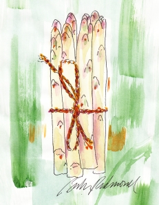 French White Asparagus, by Barbara Redmond